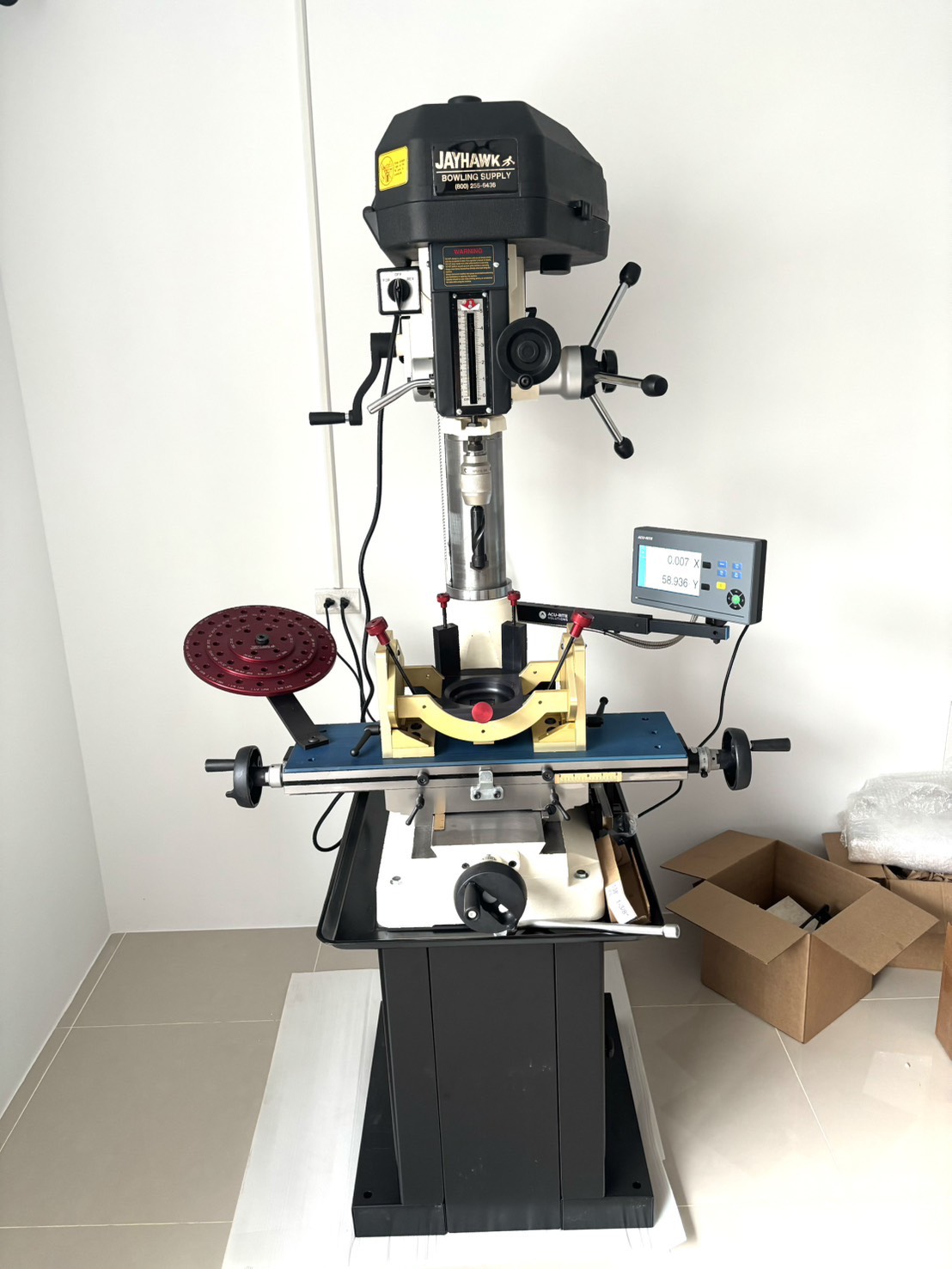 保齡球專用鑽孔機